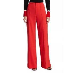 Alice + Olivia Dylan High-Waisted Wide-Leg Trousers Pants Size 2